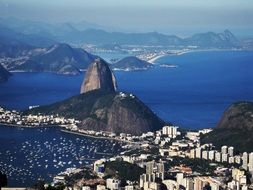 aerial view of the Corcovado