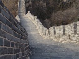 China Wall low angle