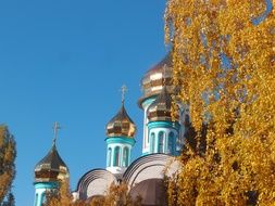 Golden domes of the Church