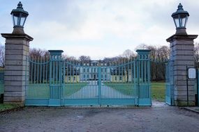 gates of a residence building in Wilhelmsthal