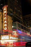 Chicago Theater sign