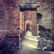 doorway on an abandoned building