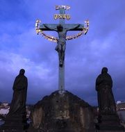 monument of crucified Jesus