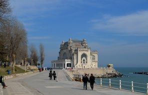 Cazino Faleza on embankment, romania, Constanta