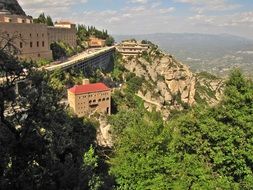 mountain montserrat in spain