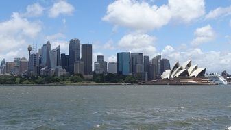 Sydney Opera House harbor view