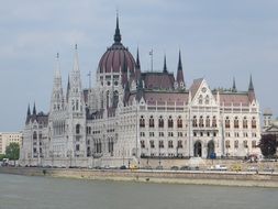 Budapest Parliament Building View From The Danube River