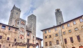 medieval San Gimignano Italy Tuscany