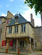 medieval log house
