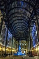 London gallery at night