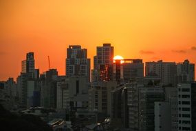evening view of Seoul