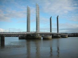 bridge over the river in delmas