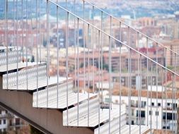 stairs over the city