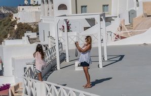 Santorini selfie