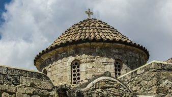 ancient Panagia Angeloktisti church in Kiti