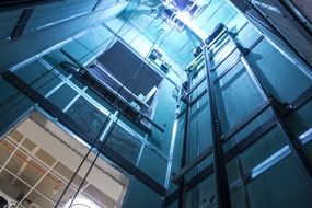 steel elevator shaft
