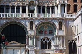 facade of a building in venice