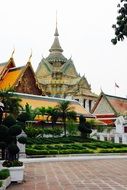 square in front of the royal palace in thailand