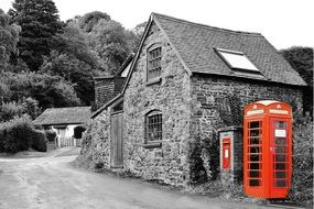 phonebox in the village