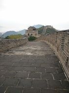 paved Great Wall in China