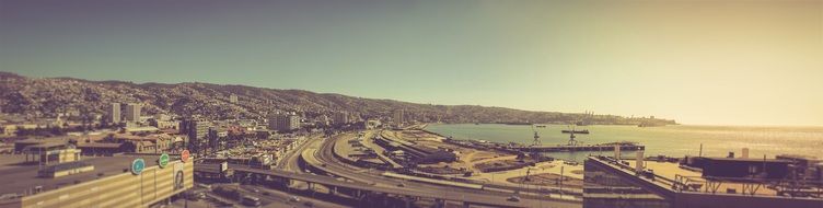 panoramic view of Valparaiso, Chile