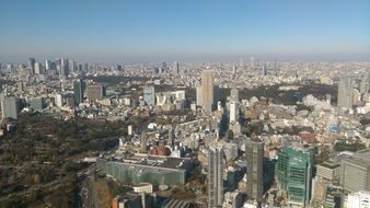 view of tokyo city