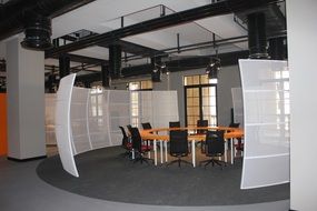 classroom interior at school