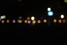 Bokeh photo of City at night