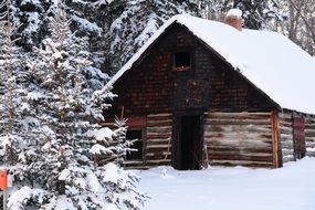 winter hut