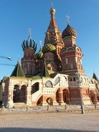 St. Basil's Cathedral is an Orthodox church on Red Square in Moscow