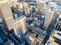 view of skyscrapers in sydney