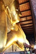Golden Buddha statue in Bangkok,Thailand