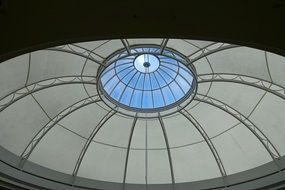 glass dome on the building
