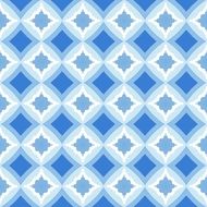 blue mosaic pattern