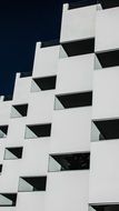 geometric facade hotel in Cyprus