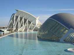 Beautiful Oceanografic architecture in Valencia, Spain