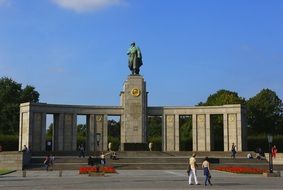 Monument to Soviet soldier in Berlin