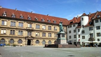 central square in Stuttgart