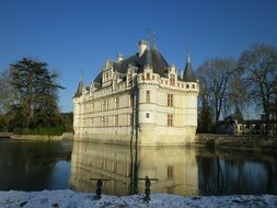 Large Castle Of Azay Le Rideau