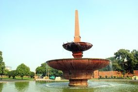 Delhi beautiful fountain India