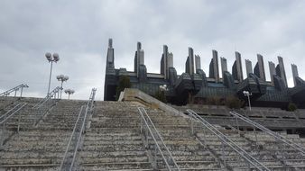 staircase near the old building