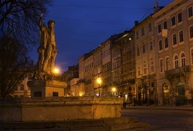 classic sculpture in Lviv