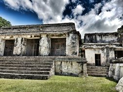 Pyramidal Architecture Of Palenque
