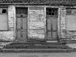 Doors Weathered House