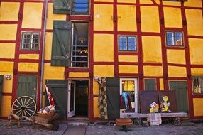 Colorful Truss in Denmark, Scandinavia