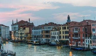 sunset in Venice