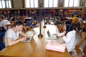 Library Hall University interior