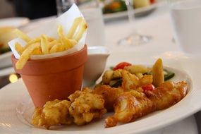 Fries Fish And Chip