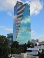 building with a glass facade in Tel Aviv