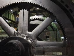 flywheel at a metallurgical plant